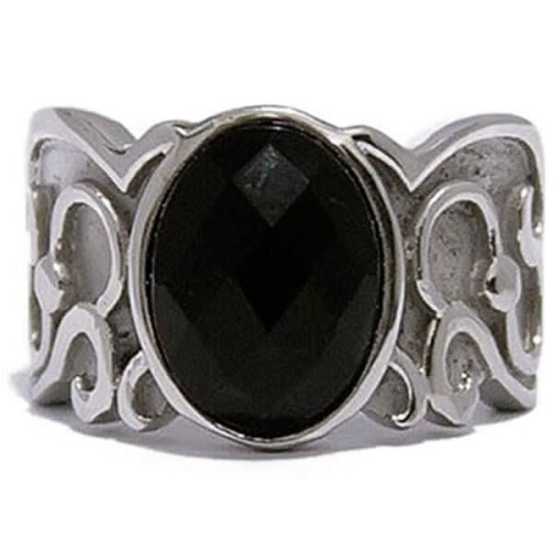 Jual Cincin Pria Black Onyx Ring Jual Cincin Unisex Jual Cincin