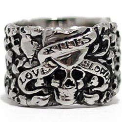 Cincin Tengkorak Multi Skull Ring