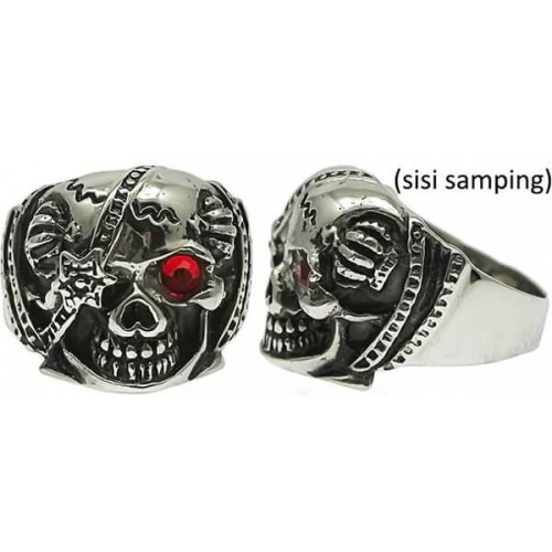 Jual Cincin Tengkorak Red Rover Skull Jual Cincin Tengkorak Jual Cincin