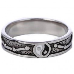Cincin Unisex Yin Yang Ring