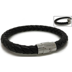 Gelang Kulit Black Cordes