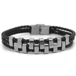 Gelang Kulit Black Turno Lolik