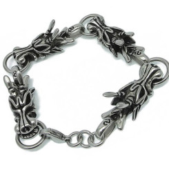 Gelang Naga Four Head Dragon
