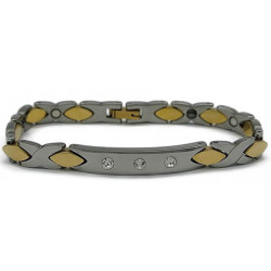 Gelang Tungsten Twisted Gold