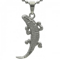 Kalung Animalia Silver Croc