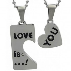 Kalung Couple Love is You