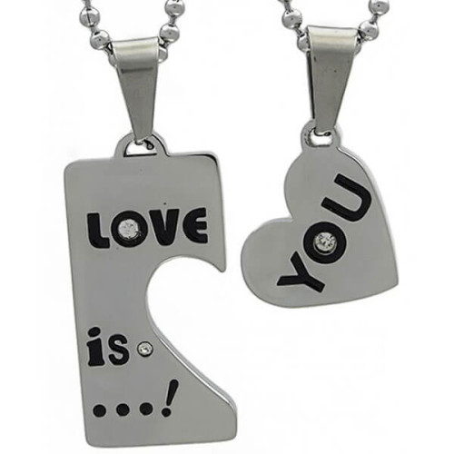 Jual Kalung Couple Love is You Jual Kalung Couple Jual Kalung