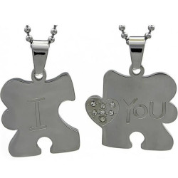 Kalung Couple Puzzle Firey