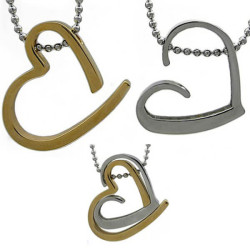 Kalung Couple SilverGold love