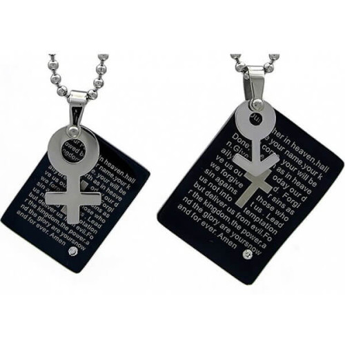 Jual Kalung Couple English Padre Script Jual Kalung Couple Jual Kalung