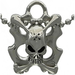 Kalung Gothic Frame Skull