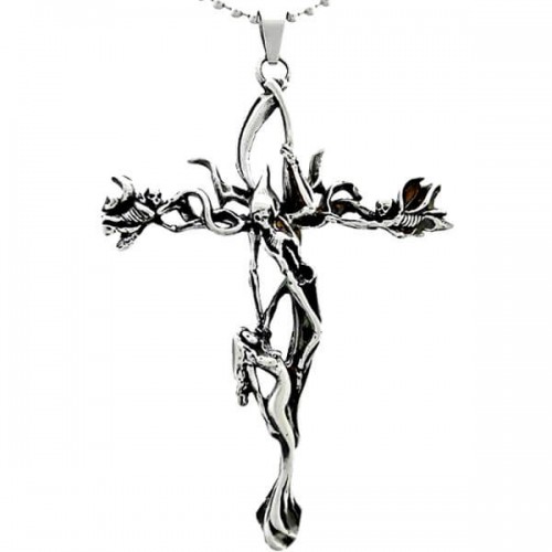 Kalung Gothic - Kalung Gothic Imp Cross Kalung Gothic - Kalung Gothic Imp Cross
