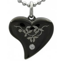 Kalung Kalung Gothic Heart Leaf