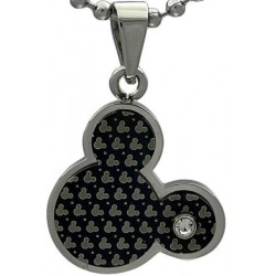 Kalung Black Platted Mickey