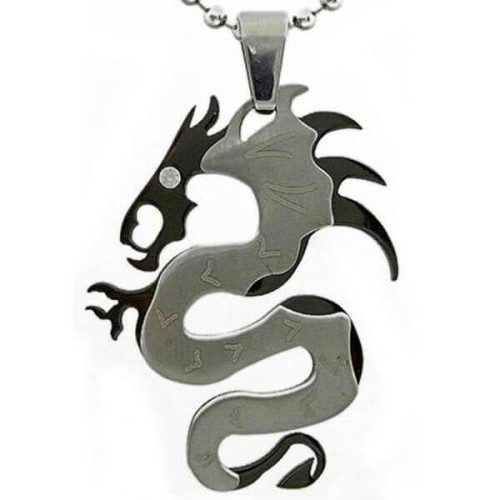 Jual Kalung Naga Black Dragon Jual Kalung Oriental Jual Kalung