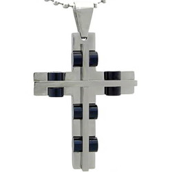 Kalung Salib Black Wheel Cross