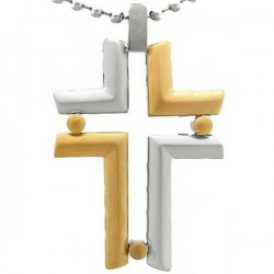 Kalung Salib Diagonal Cross