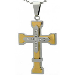 Kalung Salib Gold Plus Cross