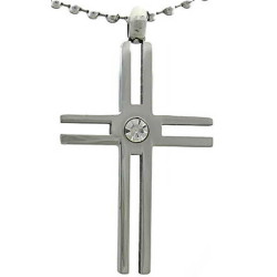 Kalung Salib Kalung Double Line Cross