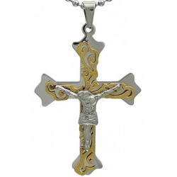 Kalung Katolik Gold Azuri Cross