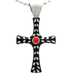 Kalung Salib Leopard Cross