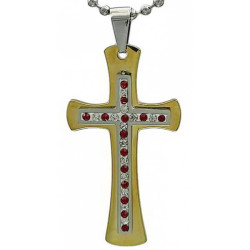 Kalung Salib Red Huliu Cross