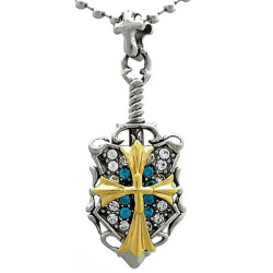 Kalung Salib Shield Cross