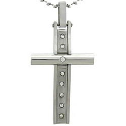 Kalung Salib White Elegant Cross