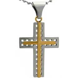 Kalung Salib Wicker Cross