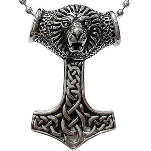 Jual Kalung Lion Thor Hammer Jual Kalung Simbol Jual Kalung