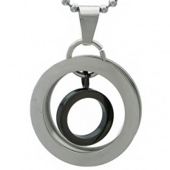 Kalung Black Double Ring