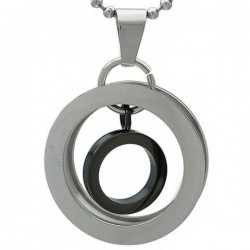 Kalung Black Double Ring