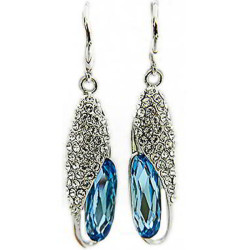 Anting Swarovski Blue Bees